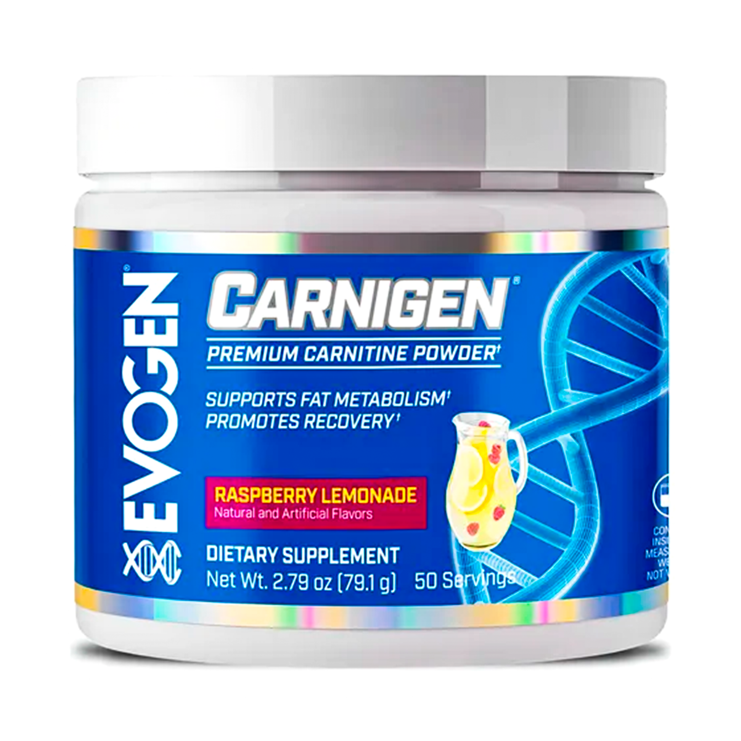 Carnigen Evogen Nutrition 50 Servicios Sabor Raspberry Lemonade
