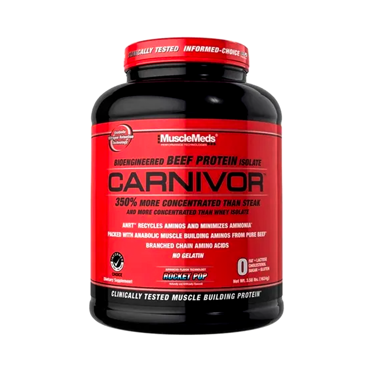 Carnivor MuscleMeds 55 Servicios Sabor Rocket Pop