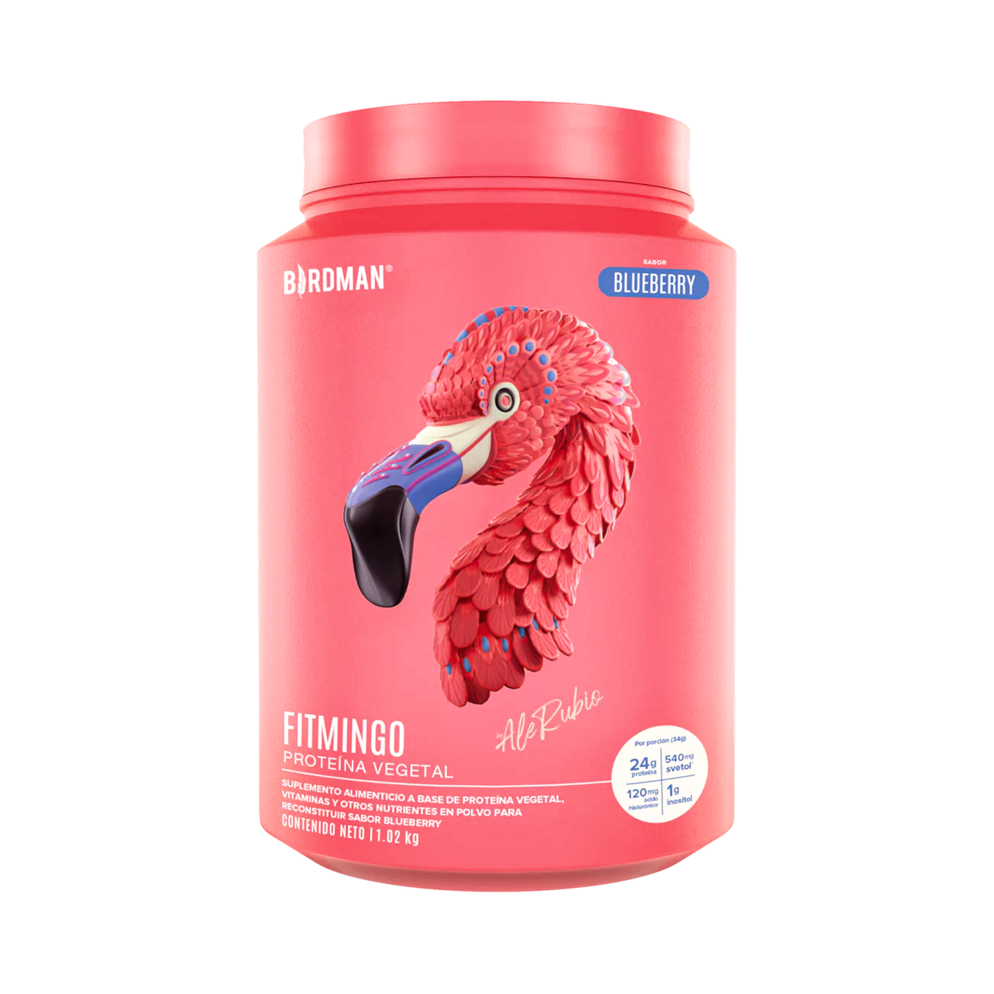 Fitmingo Birdman 30 Servicios Sabor Blueberry