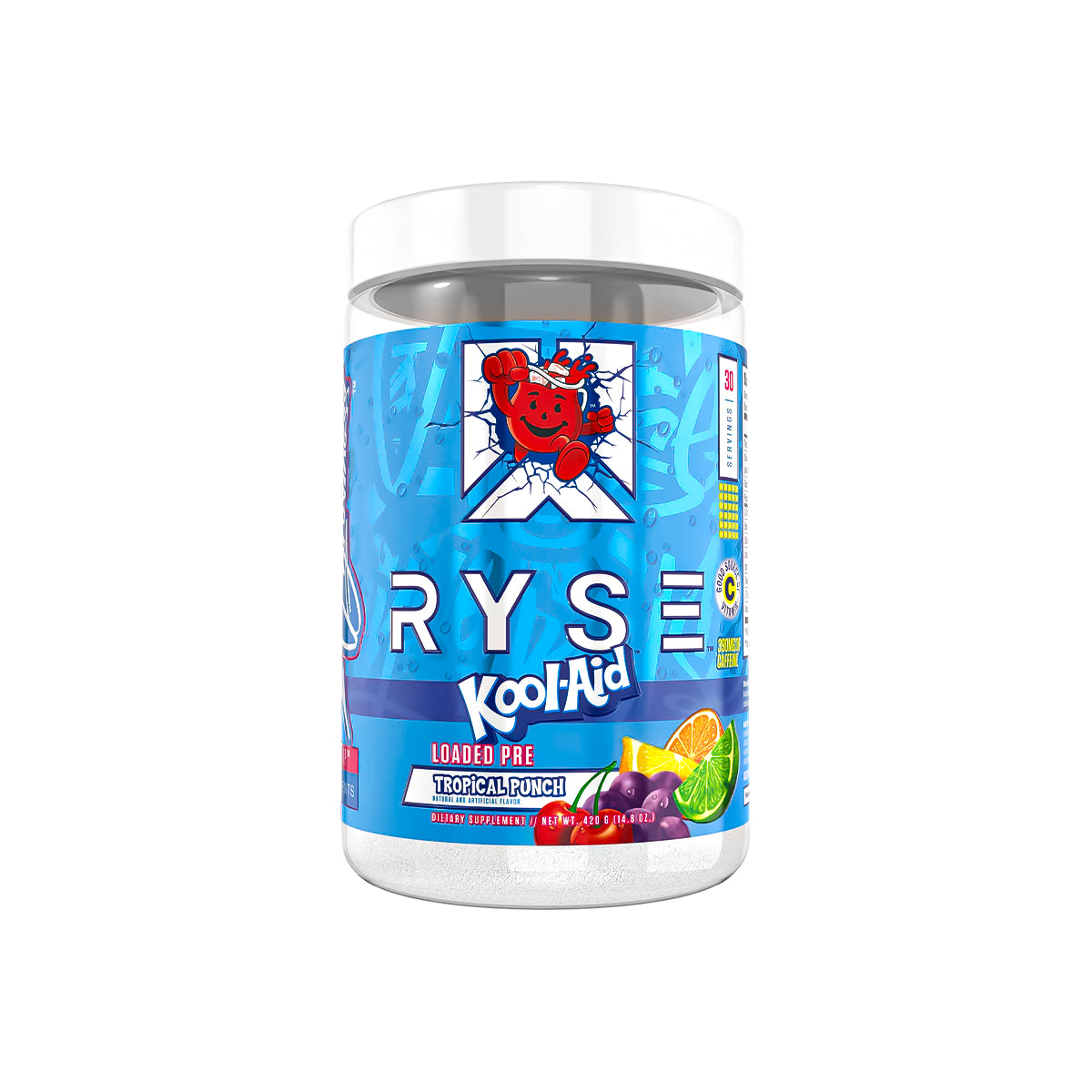 Loaded Pre Ryse 30 Servicios Sabor Kool Aid Tropical Punch