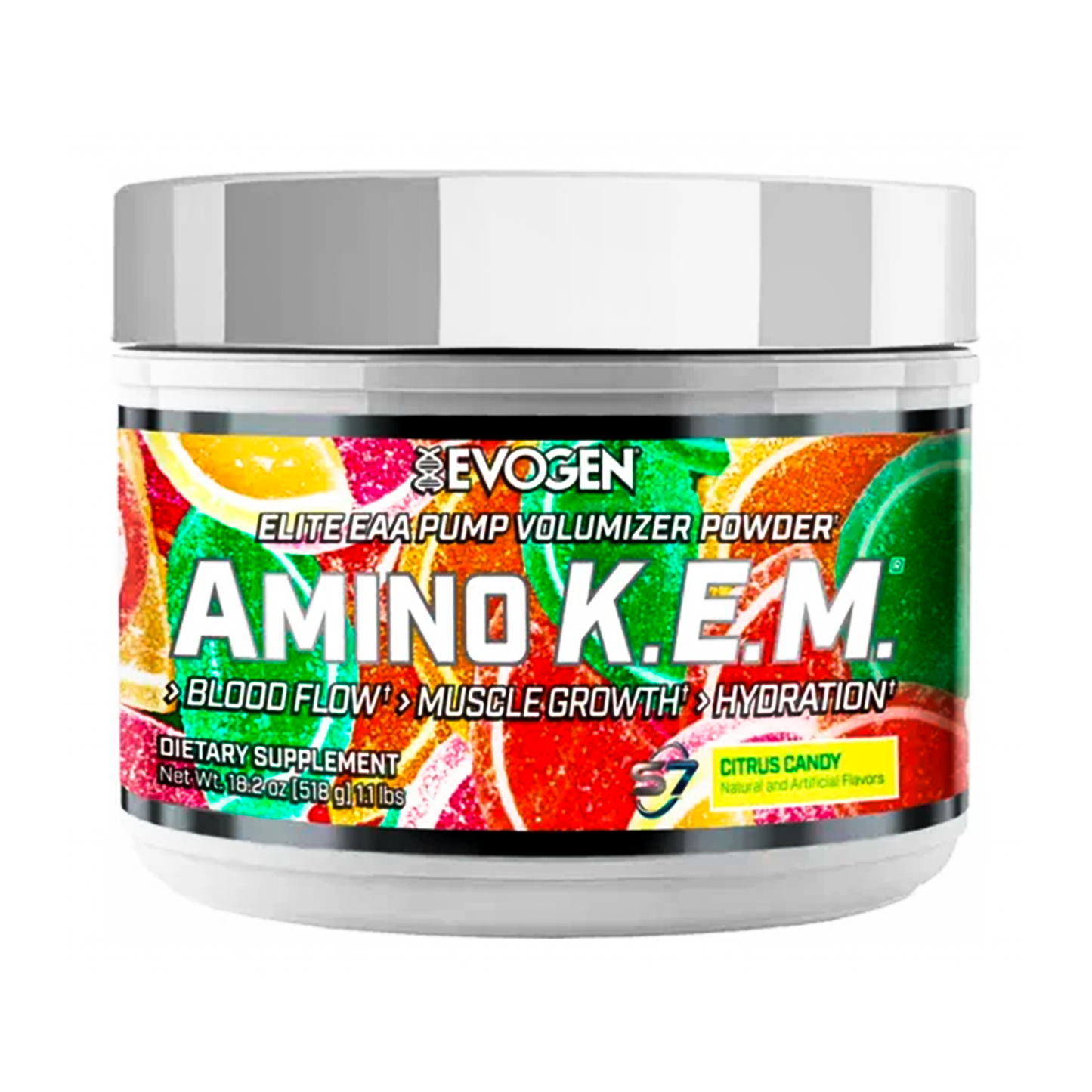 Amino K.E.M. Evogen Nutrition 30 Servicios Sabor Citrus Candy
