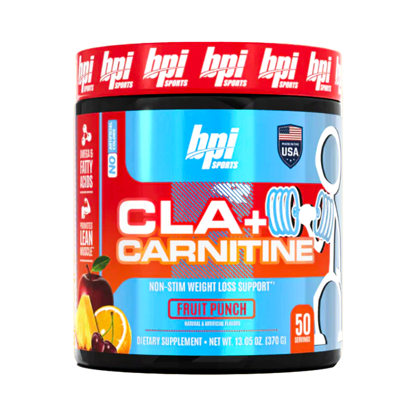 CLA+Carnitine BPI Sports 50 Servicios Sabor Fruit Punch