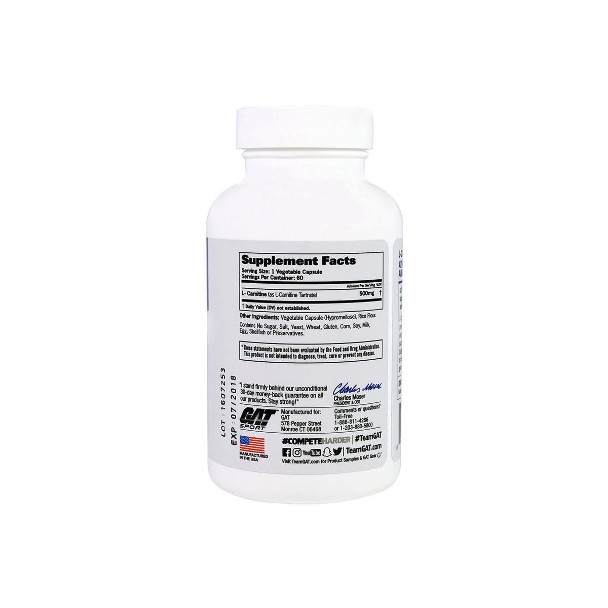 L-Carnitine GAT Sport 60 Cápsulas