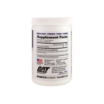 Creatine Monohydrate GAT Sport 200 Servicios