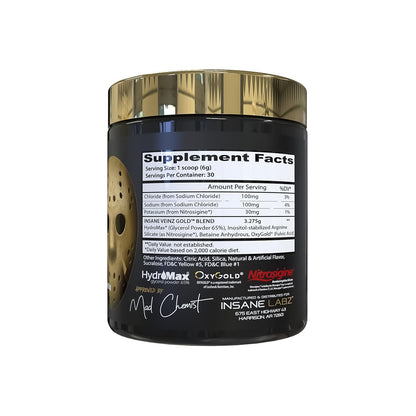 Insane Veinz Gold Insane Labz 30 Servicios Sabor Apple