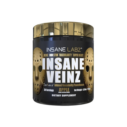 Insane Veinz Gold Insane Labz 30 Servicios Sabor Apple