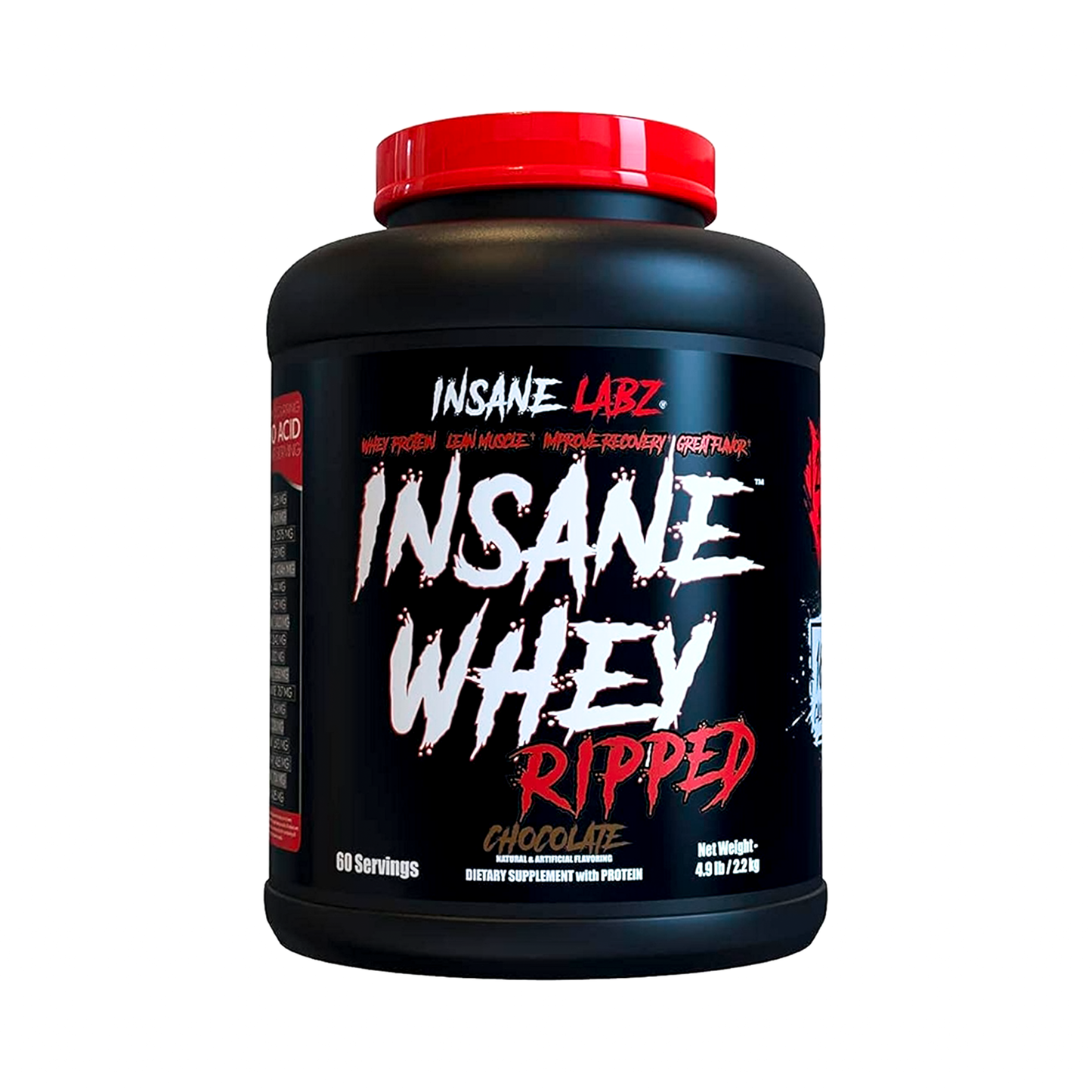 Insane Whey Ripped Insane Labz 60 Servicios Sabor Chocolate