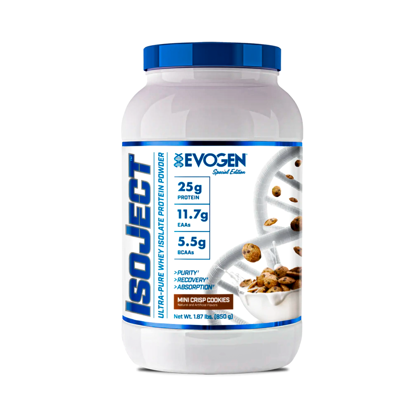 IsoJet Evogen Nutrition 28 Servicios Sabor Mini Crisp Cookies