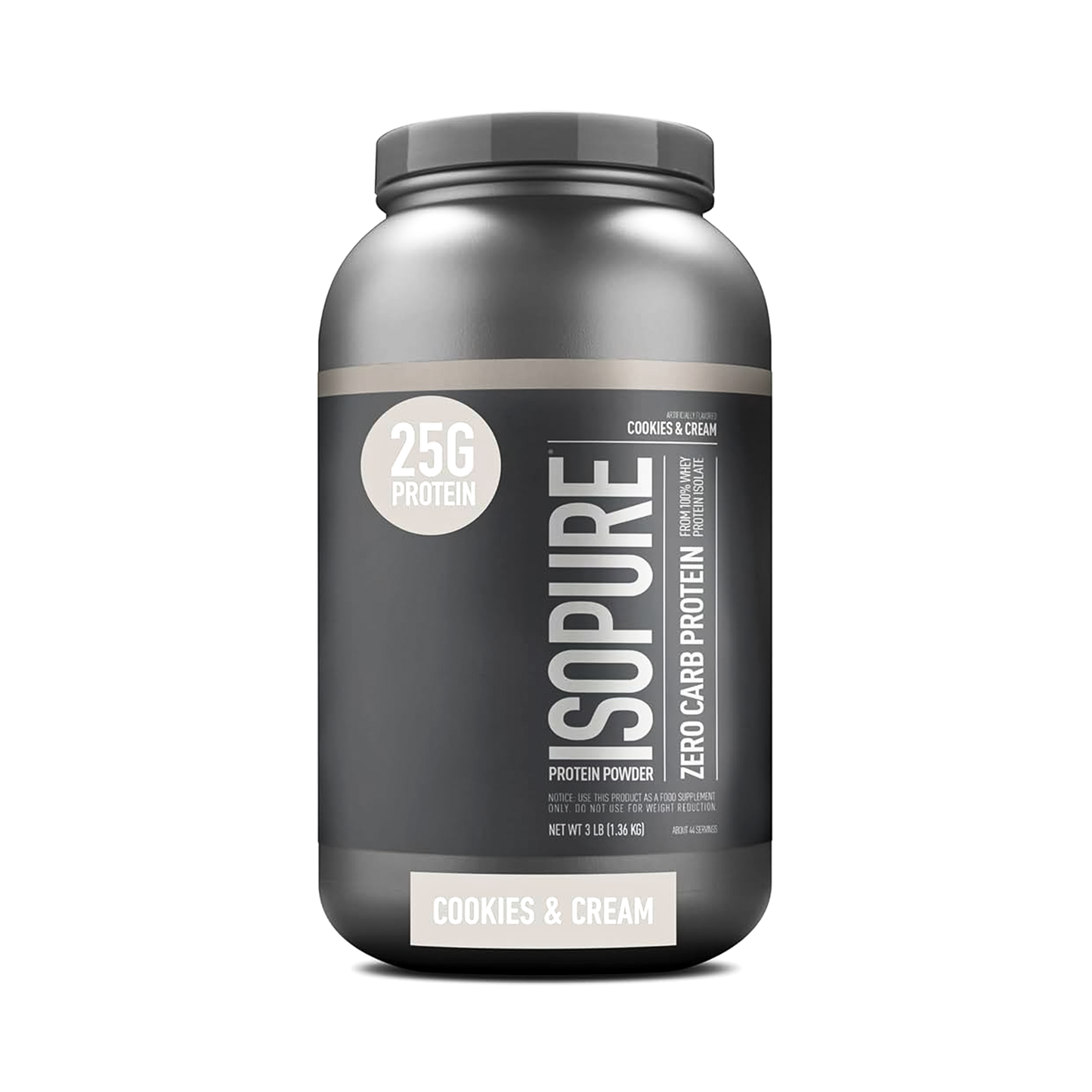 Isopure Zero Carb Natures Best 40 Servicios Sabor Cookies and Cream