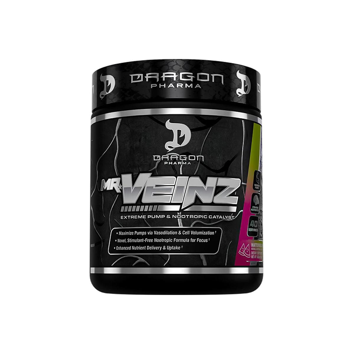 MR. Veinz Stim Free Dragon Pharma 40 Servicios Sabor Watermelon
