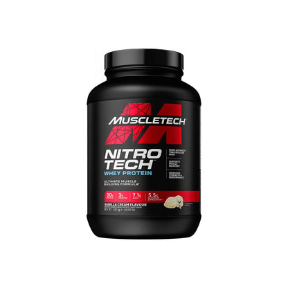 Nitro Tech Whey Muscletech 40 Servicios Sabor Vainilla