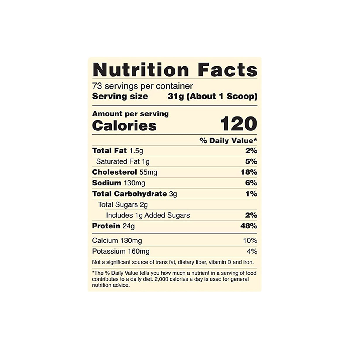 Gold Standard Optimum Nutrition 70 Servicios Sabor Vainilla Ice Cream