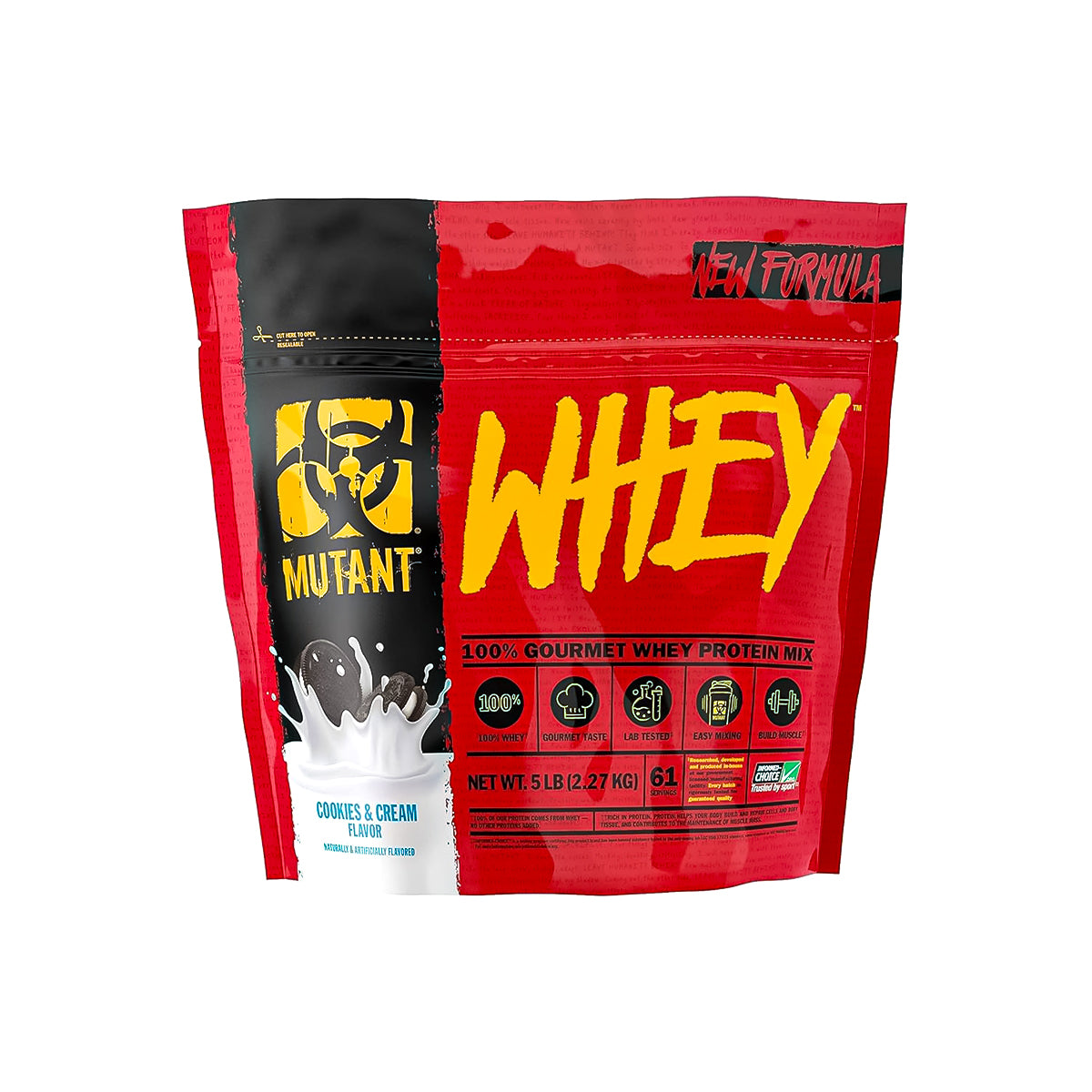 Whey Mutant 60 Servicios Sabor Cookies and Cream