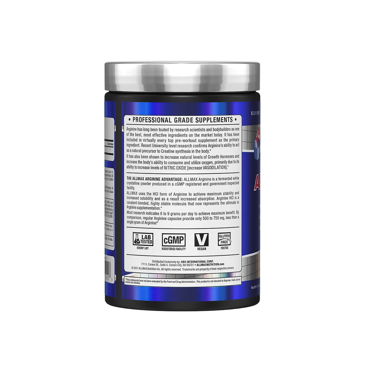 Arginine ALLMAX 80 Servicios